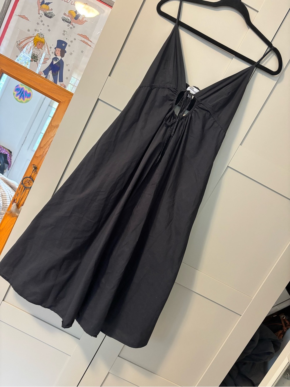 Find Me Now Sonatina black midi dress- Small - Picture 2 of 6